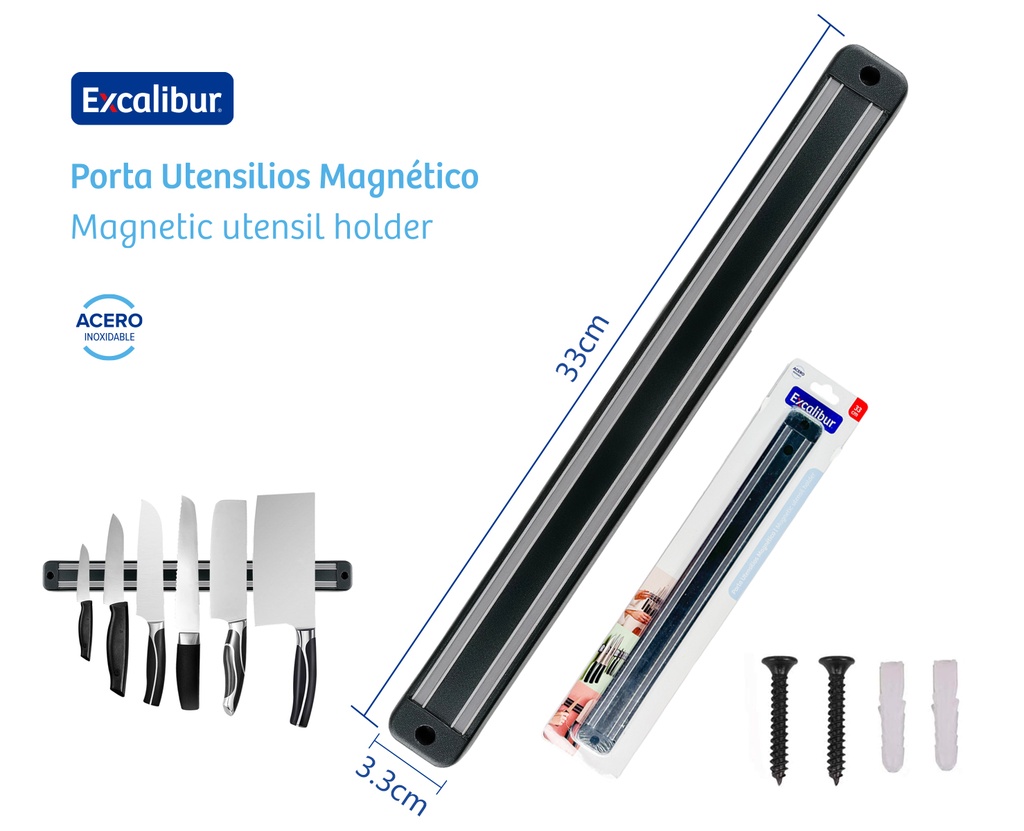 BARRA MAGNETICA 33CM EXCALIBUR 10-538