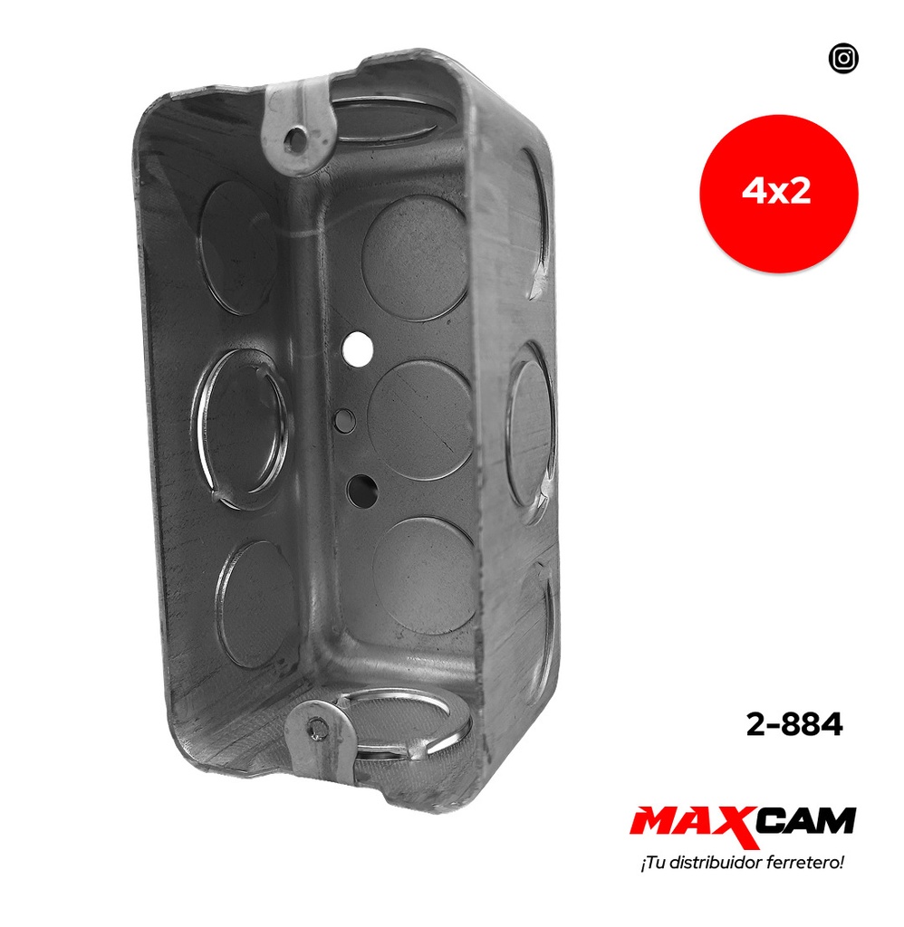 CAJETIN MET COMB RECT 4 x 2 x UNID DB 2-884