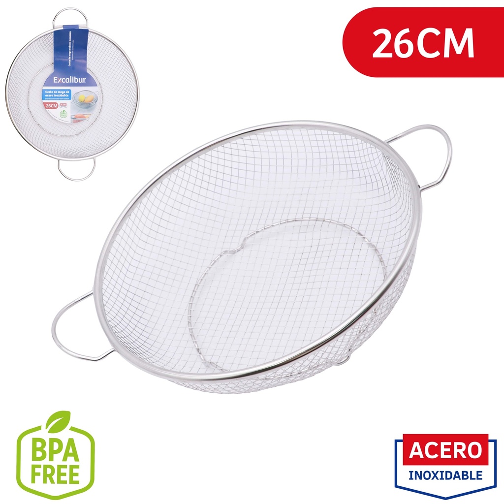 CANASTA PARA FRUTAS 26CM EXCALIBUR 10-650