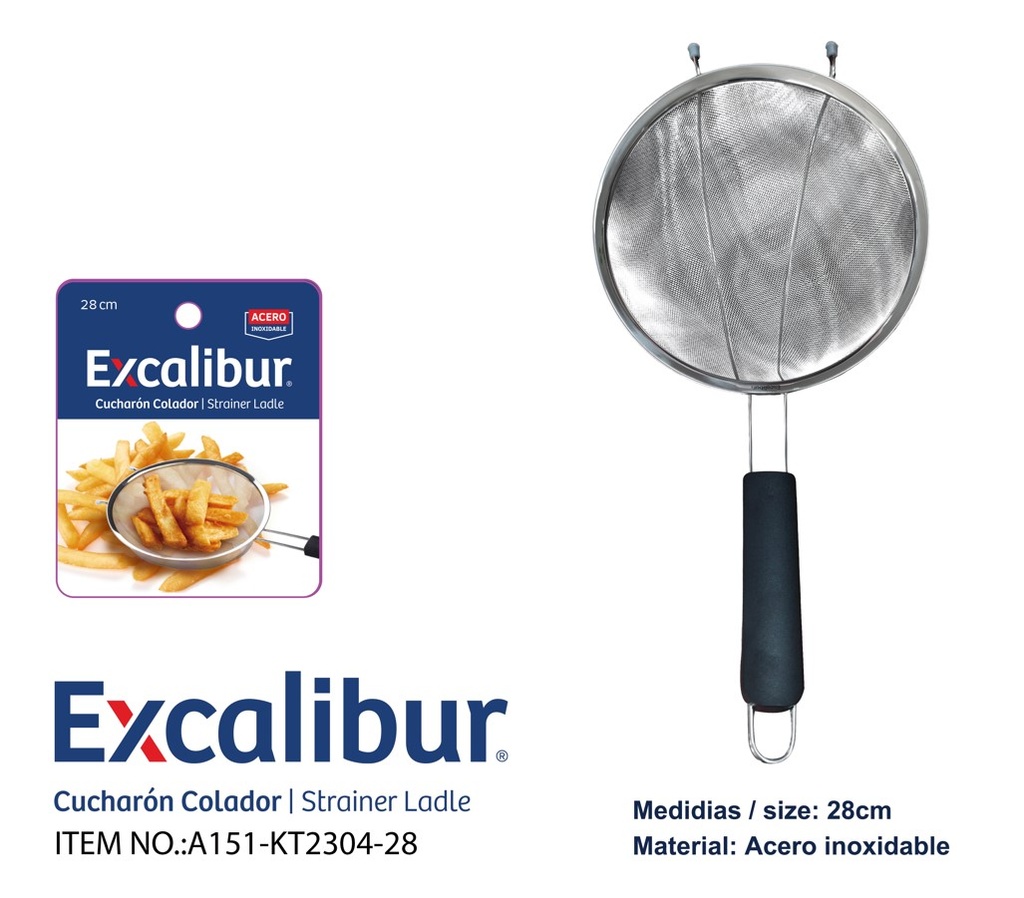 COLADOR 28CM EXCALIBUR 10-677