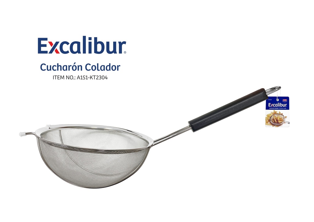 COLADOR 9" EXCALIBUR 10-495