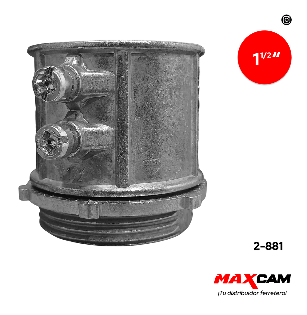CONECTOR EMT 1 1/2" x UNID DB 2-881