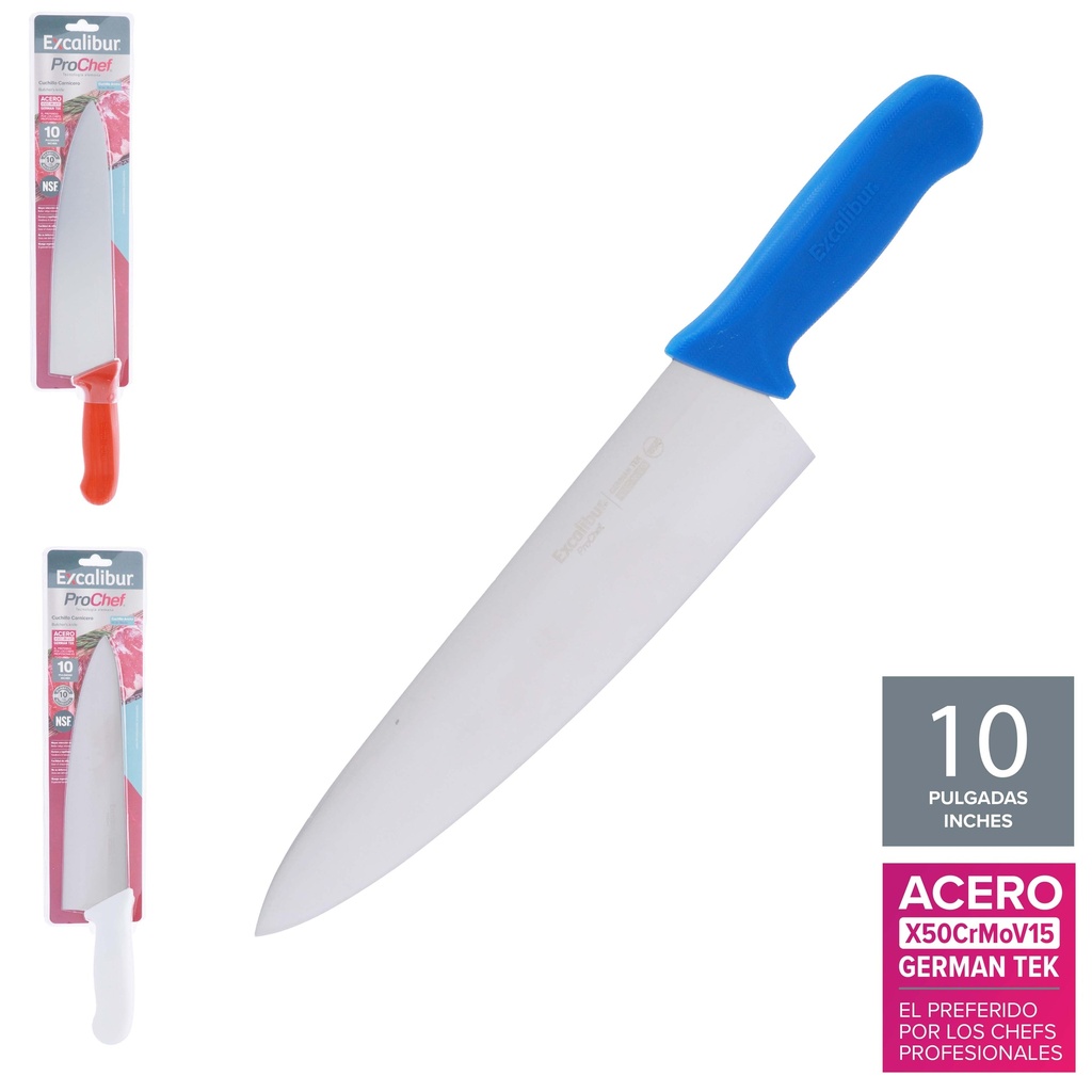 CUCHILLO CARNICERO 10" EXCALIBUR 10-593