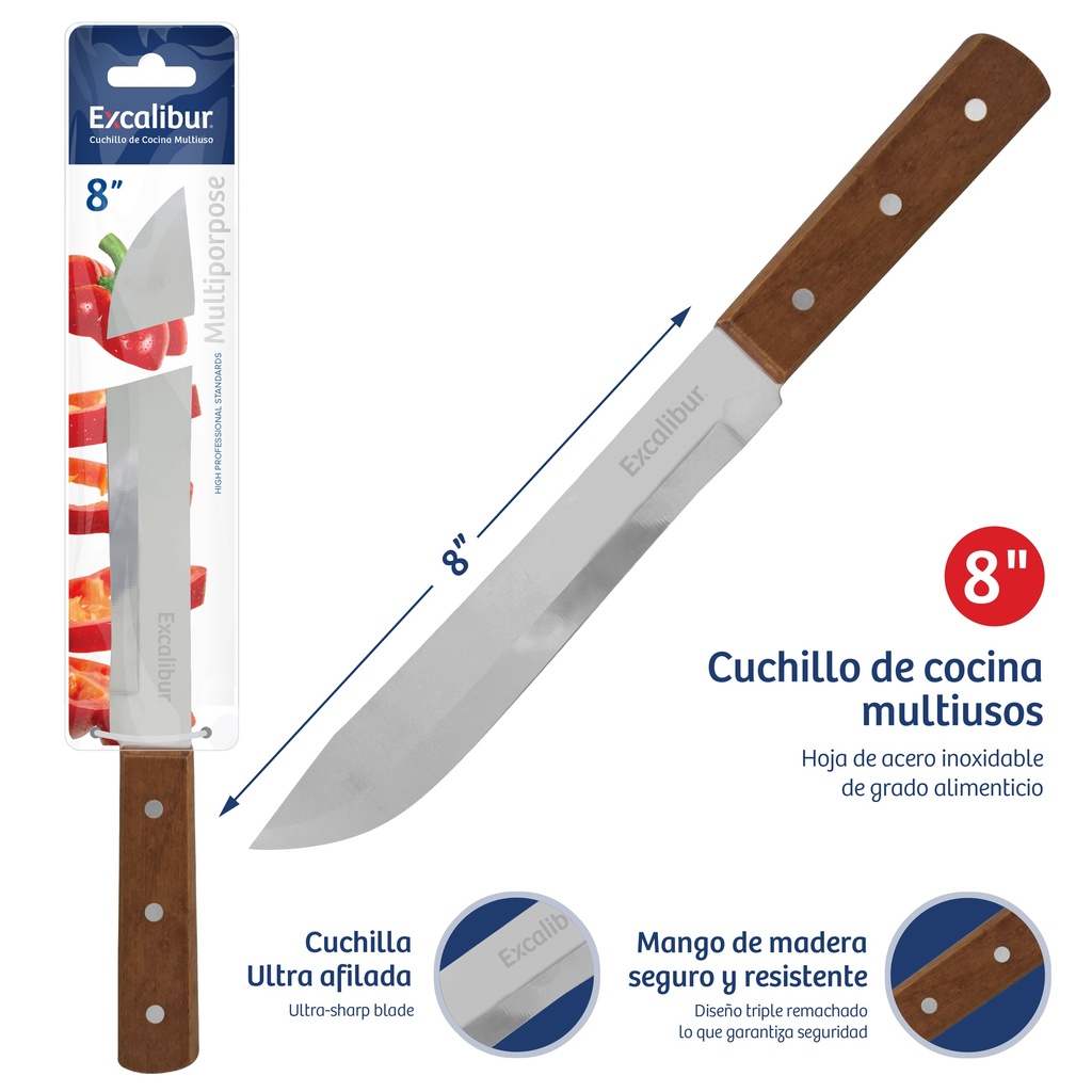 CUCHILLO 8" EXCALIBUR 10-696