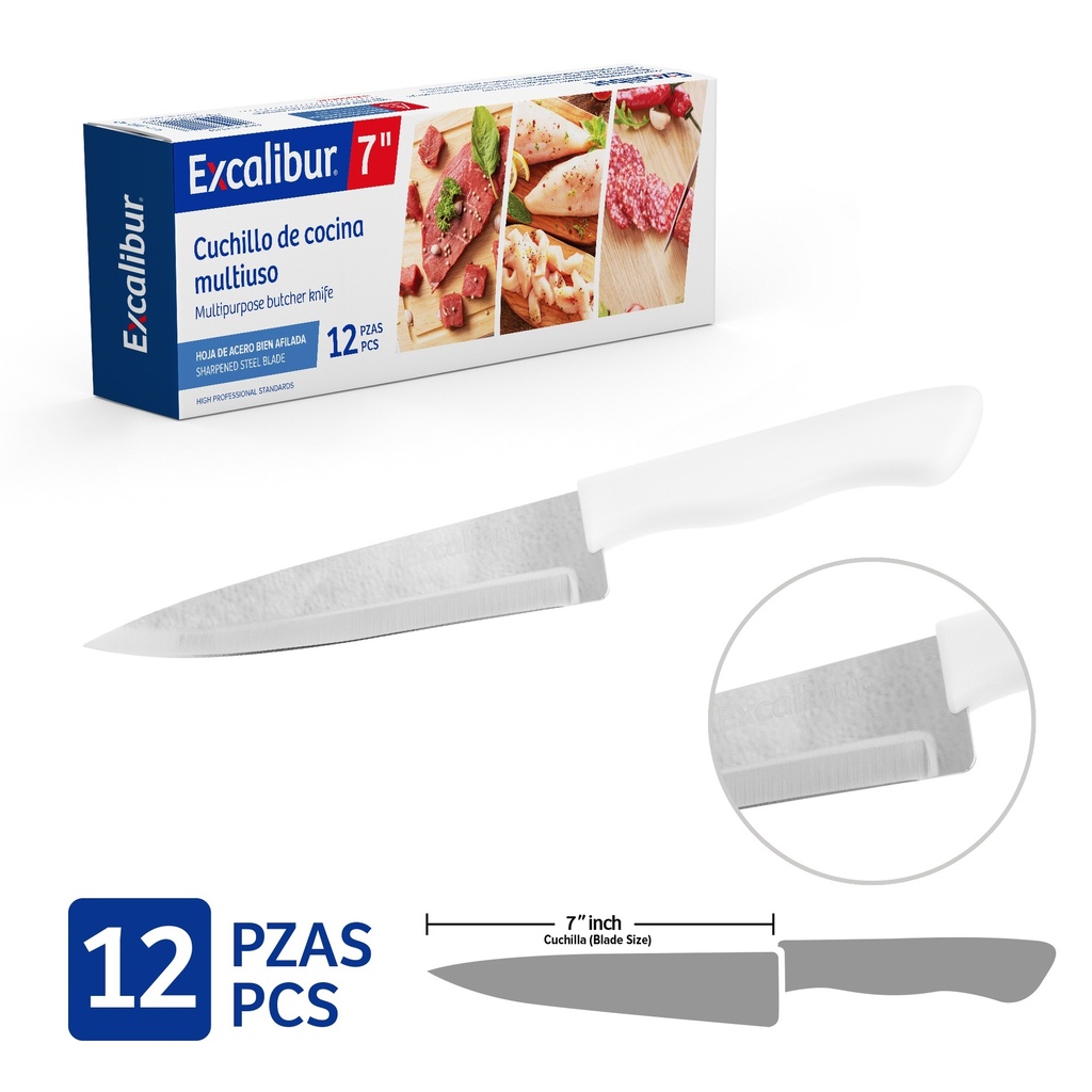 CUCHILLO MULTIUSO 7" EXCALIBUR 10-548