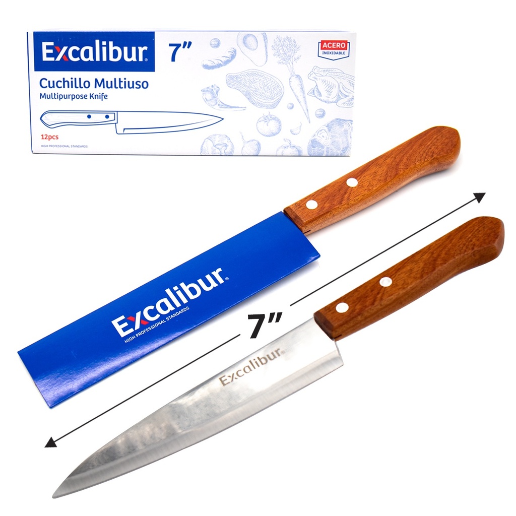 CUCHILLO MULTIUSO 7" EXCALIBUR 10-749