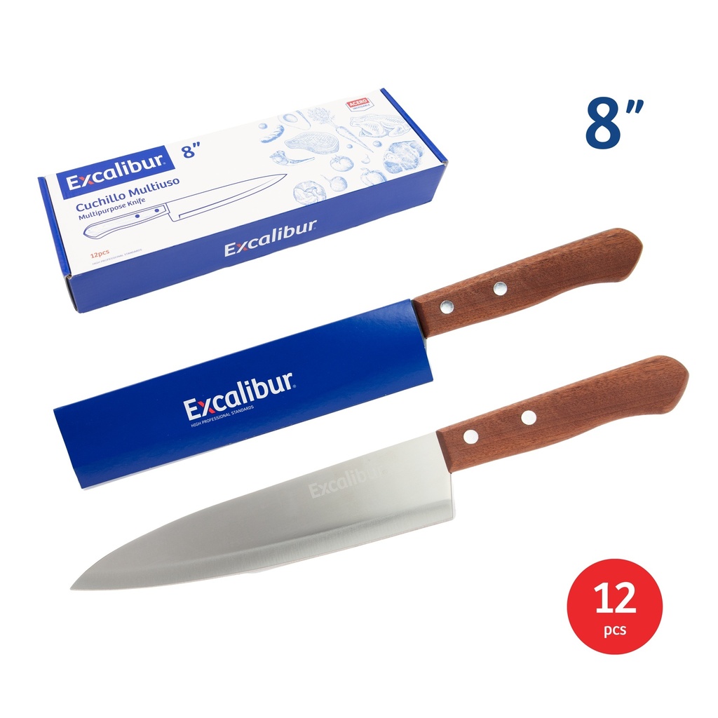 CUCHILLO MULTIUSO 8" EXCALIBUR 10-634