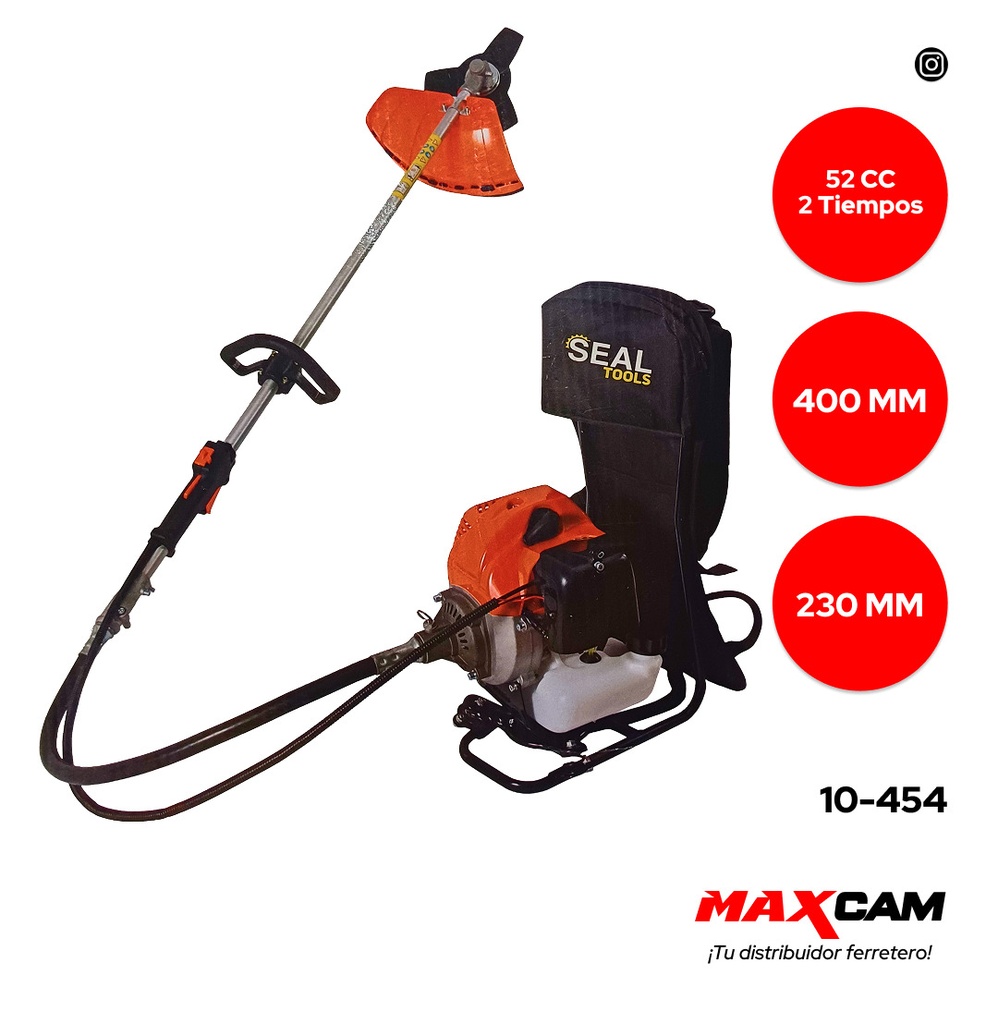 DESMALEZADORA 52CC C/BOLSA RECOLECTORA SEAL TOOLS 10-454