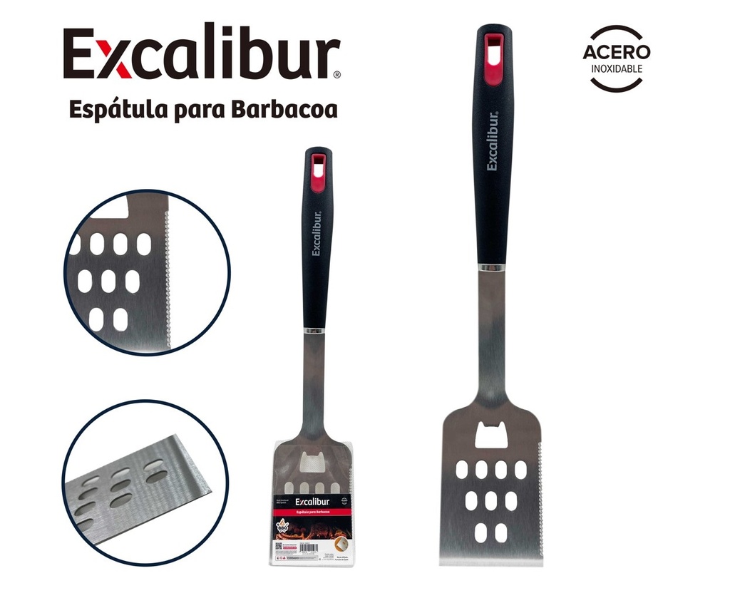ESPATULA PARRILLERA EXCALIBUR 10-744