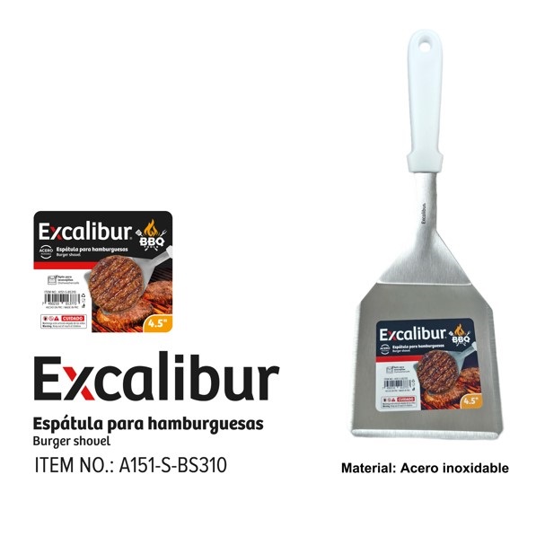 ESPATULA P/HAMBURGUESAS EXCALIBUR 10-583