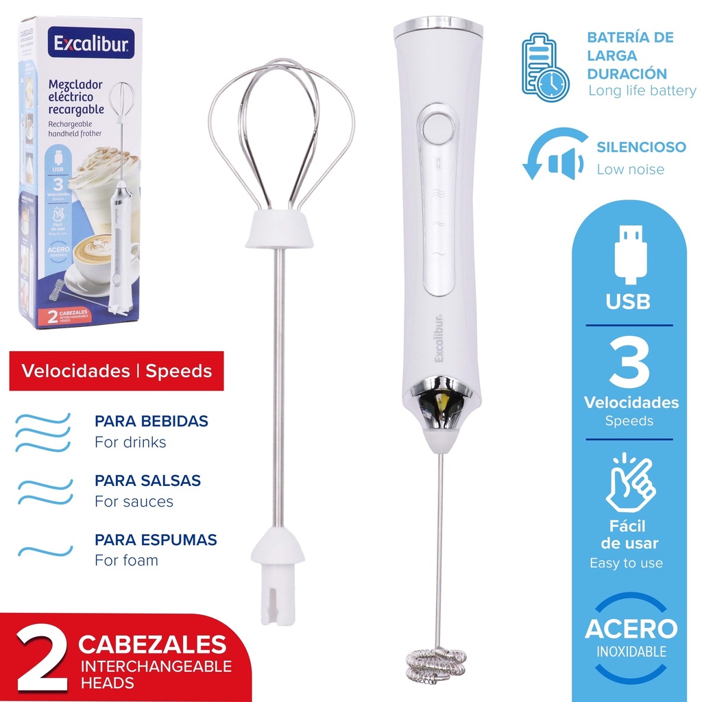 ESPUMADOR DE LECHE EXCALIBUR 10-648