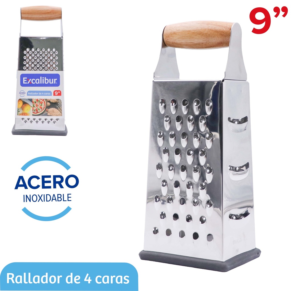RALLO DE COCINA CUATRO CARAS 9" EXCALIBUR 10-573