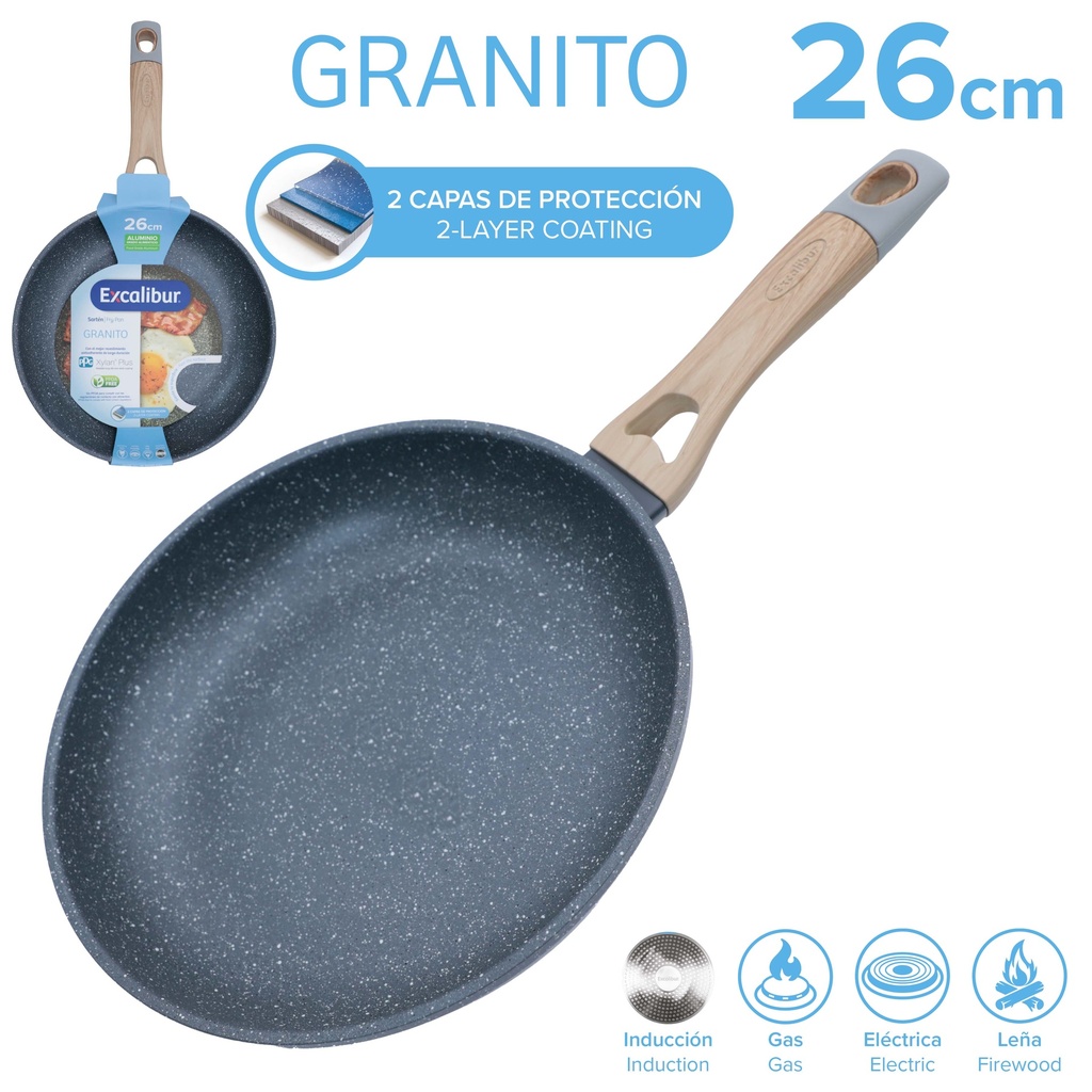 SARTEN 26CM EXCALIBUR 10-642