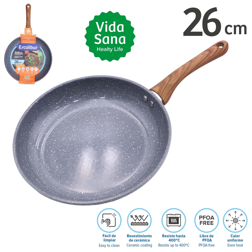 SARTEN 26CM EXCALIBUR 10-705