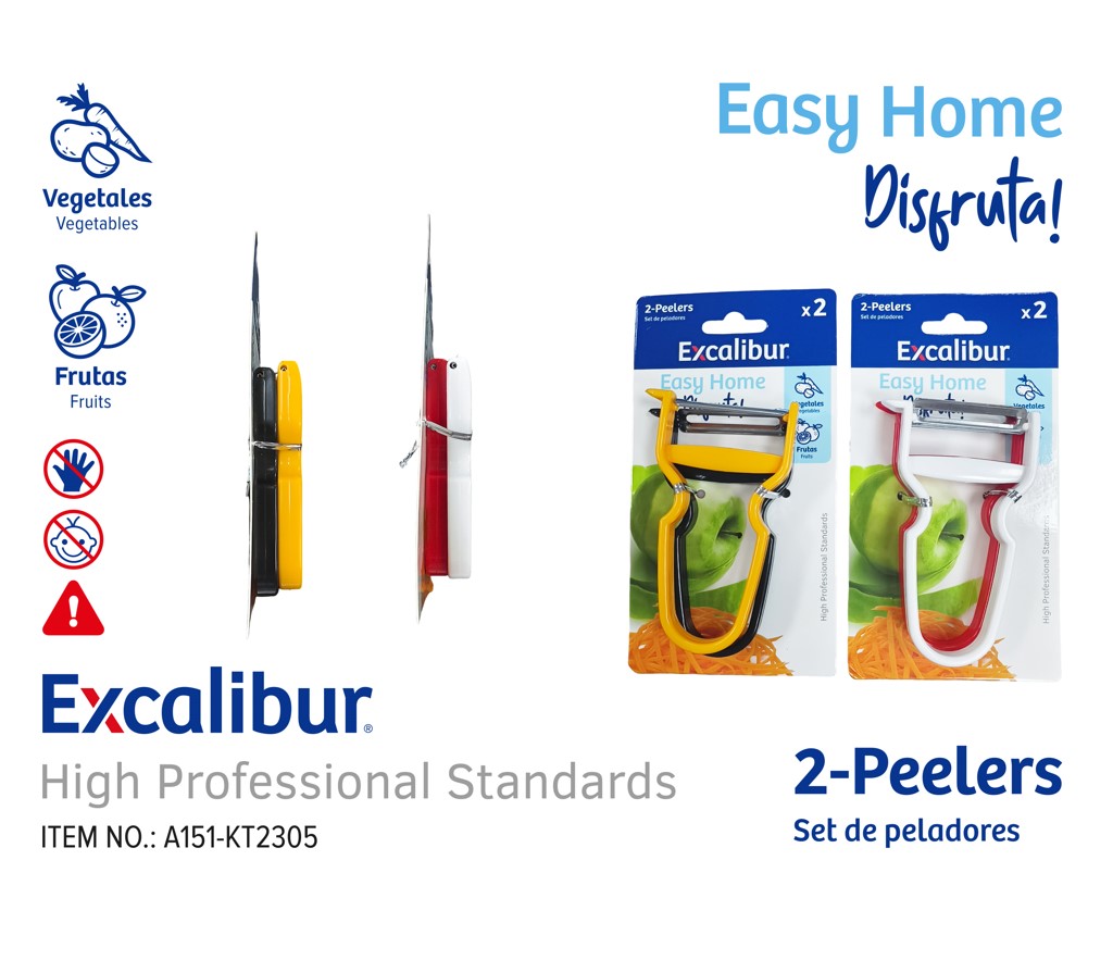 PELADOR MULTIFUNCINAL x 2 PCS EXCALIBUR 10-604