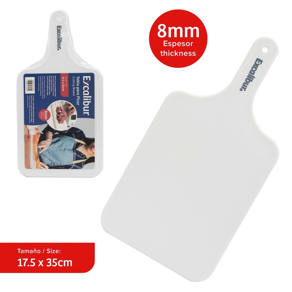 TABLA P/PICAR PLAST 17.5 x 35CM EXCALIBUR 10-735