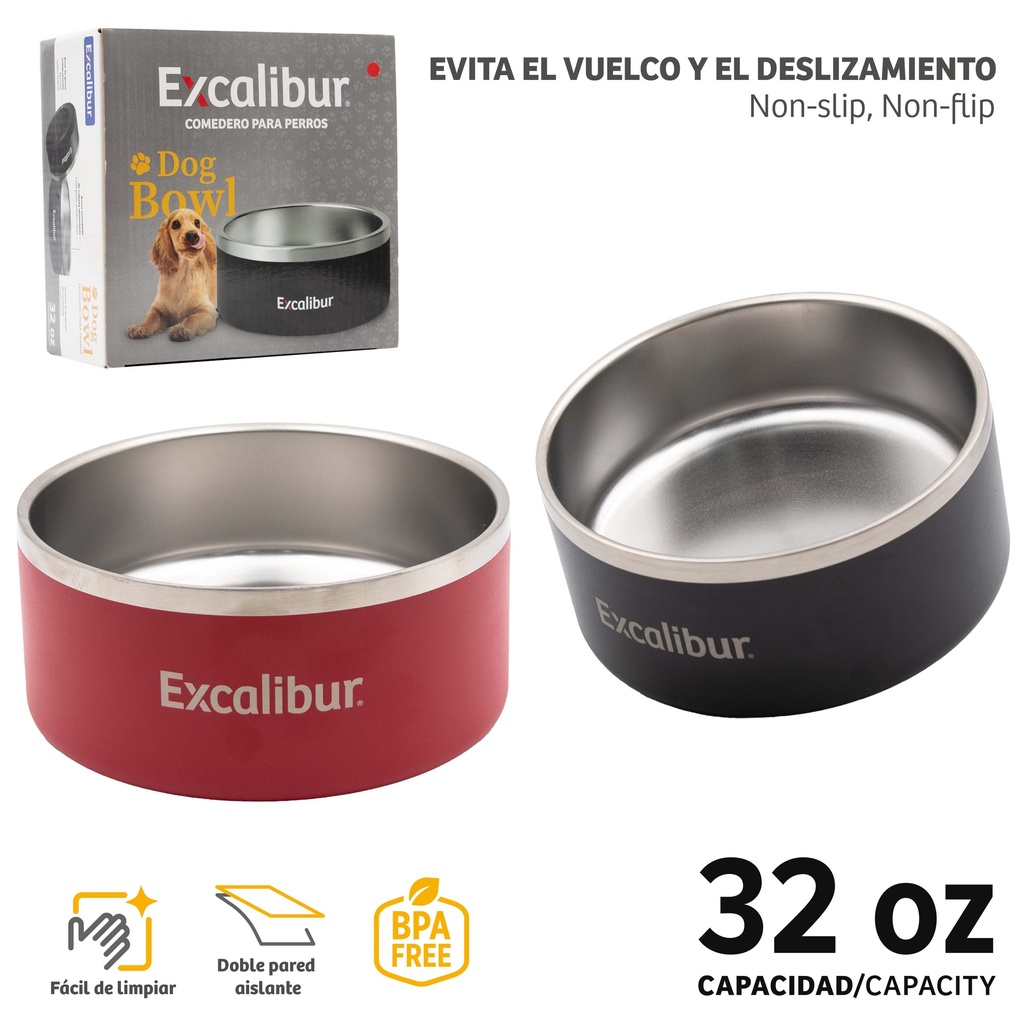 TAZON PARA MASCOTAS 32OZ EXCALIBUR 10-632