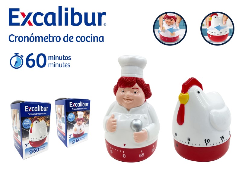 TEMPORIZADOR DE COCINA EXCALIBUR 10-601