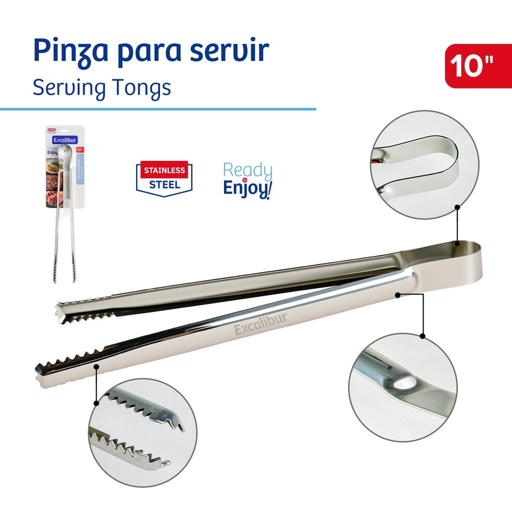 TENAZA PARA ALIMENTOS EXCALIBUR 10-638