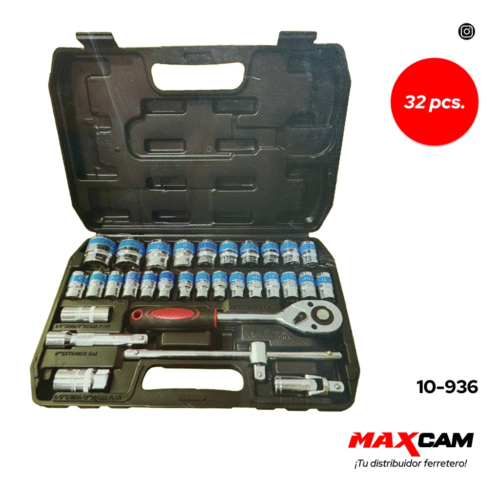 JUEGO DADOS C/RACHET 32PCS 10-936