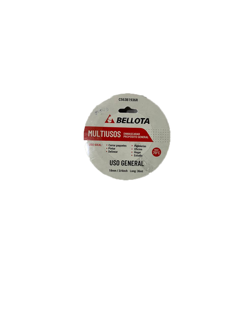 TIRRO BLANCO 18MM 3/4" x 36 MTS BELLOTA 2-543