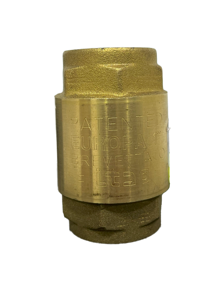 VALVULA CHECK BRONCE x 1" ASIENTO BRONCE GRINACA 2-568