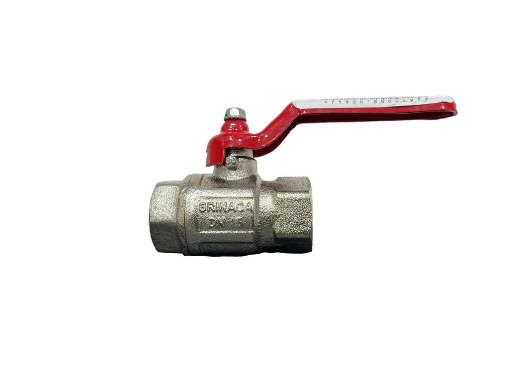 VALVULA PASO CROMADA x 1/2" GRINACA 2-572