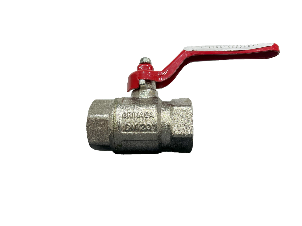 VALVULA PASO CROMADA x 3/4" GRINACA 2-573