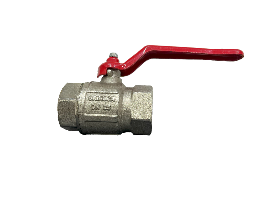 VALVULA PASO CROMADA x 1" GRINACA 2-574