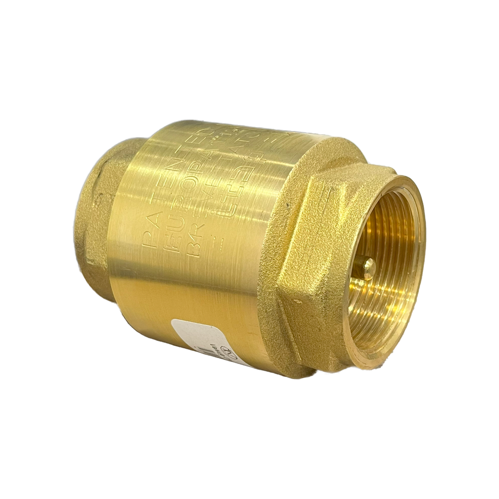 VALVULA CHECK BRONCE x 1 1/2" ASIENTO BRONCE GRINACA 2-584