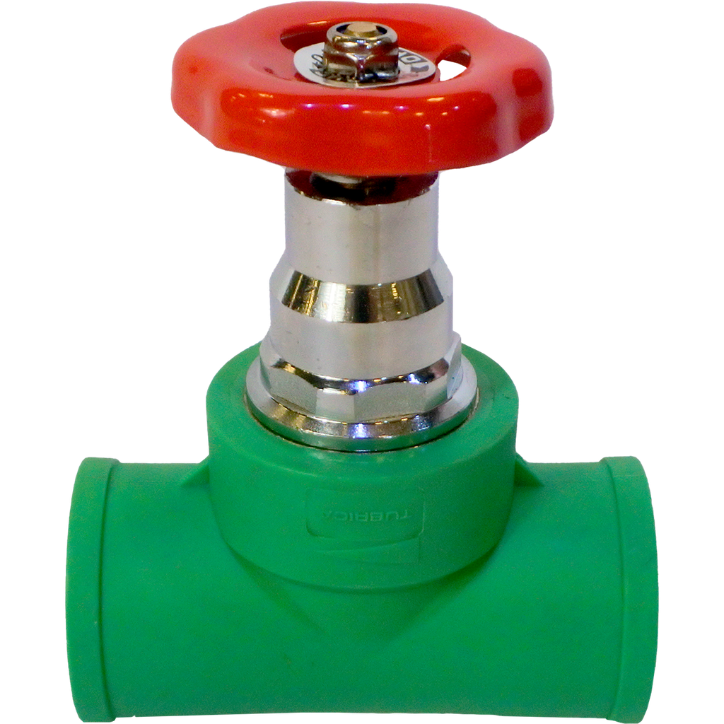 LLAVE COMPUERTA PPR 25MM TUBRICA 2-610