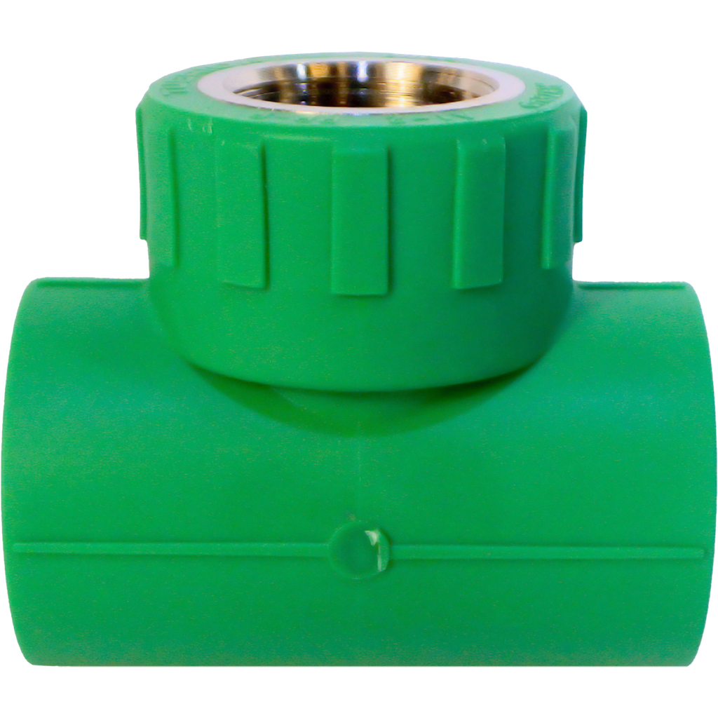 TEE PPR 32MM x 1" C/HR MET TUBRICA 2-611