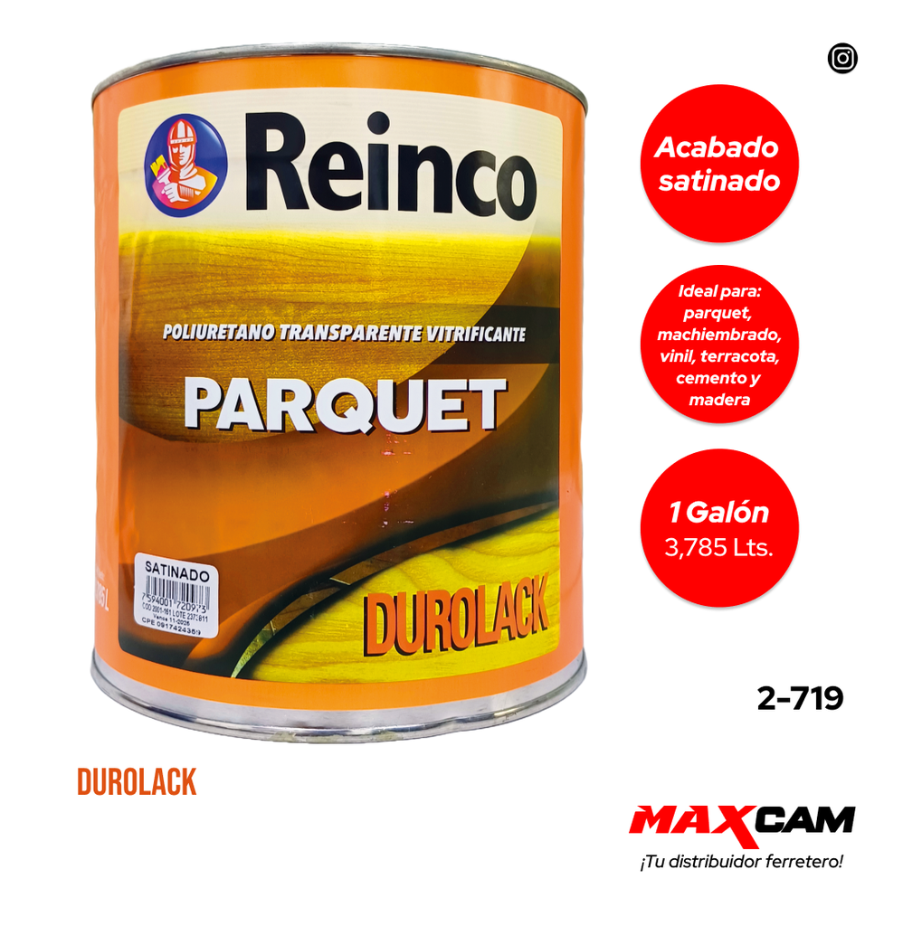 POLIURETANO PARQUET SATINADO x GALON REINCO 2-719