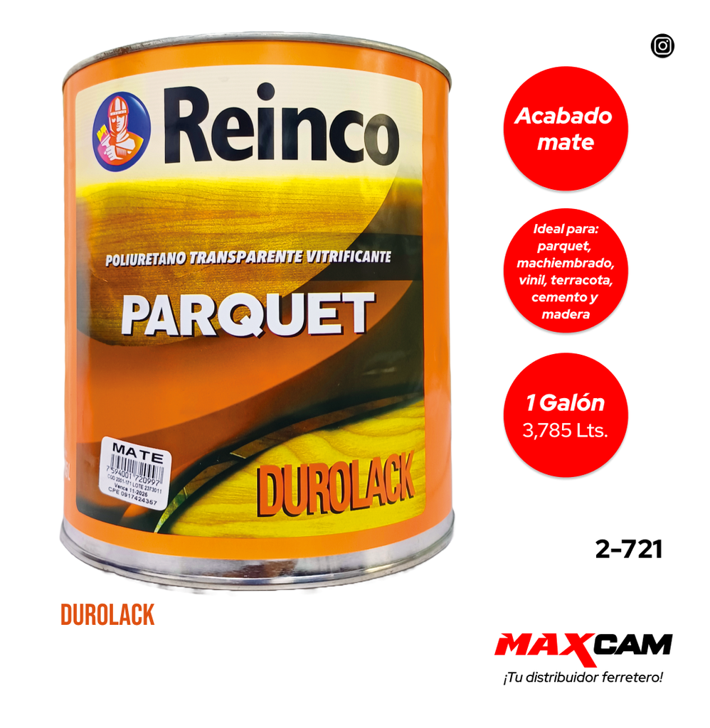 POLIUTERANO PARQUET MATE x GALON REINCO 2-721