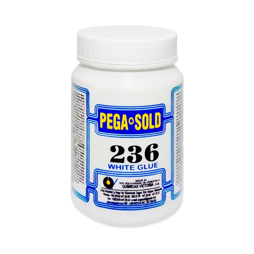 PEGA BLANCA PEGA-SOLD 236 x 1/8 GALON KG GALON 2-743