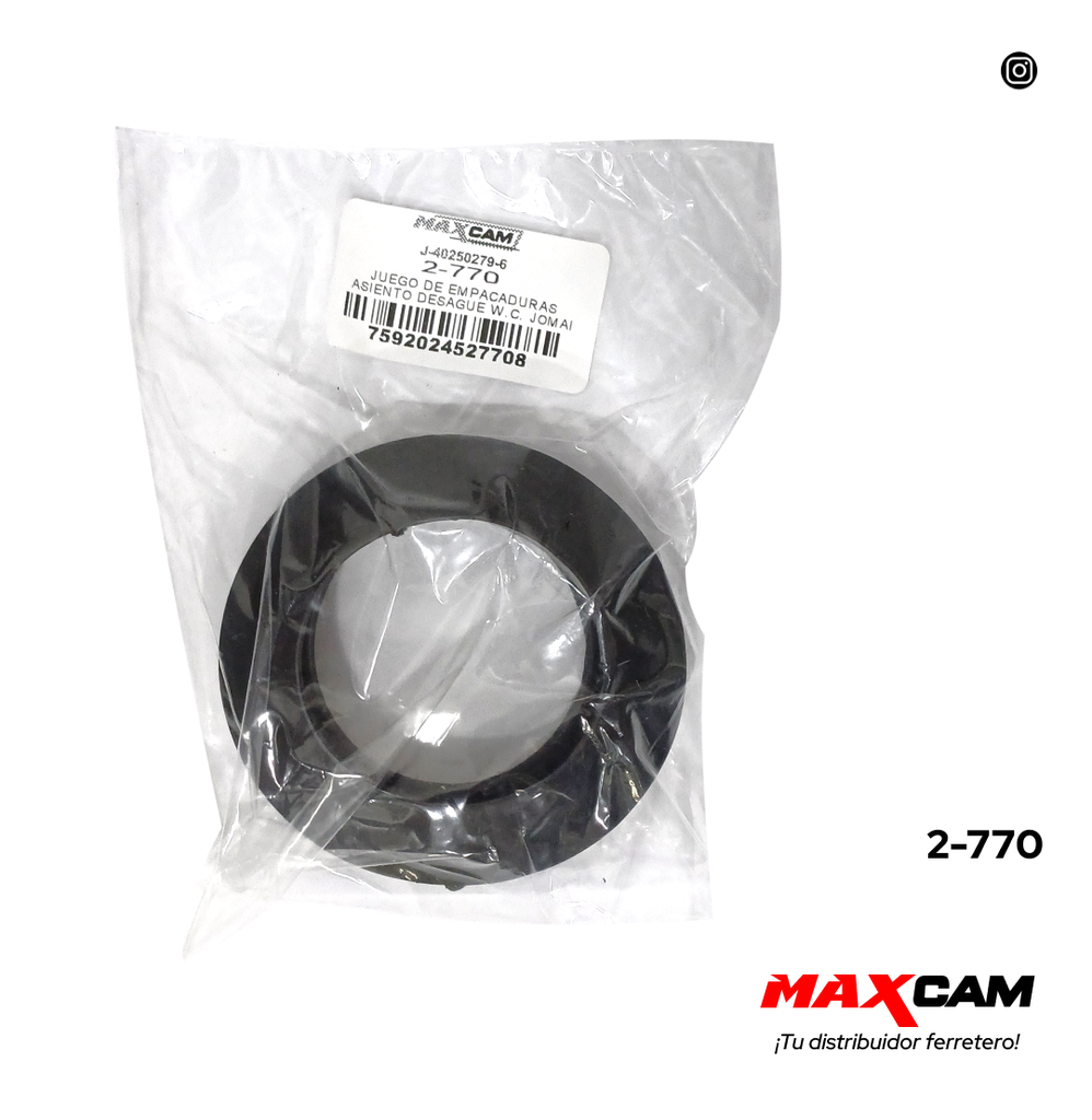 JUEGO DE EMPACADURAS ASIENTO DESAGUE JOMAI 2-770