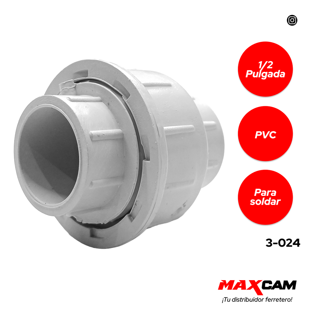 UNION UNIVERSAL x 1/2 SOLDAR SACO 3-024
