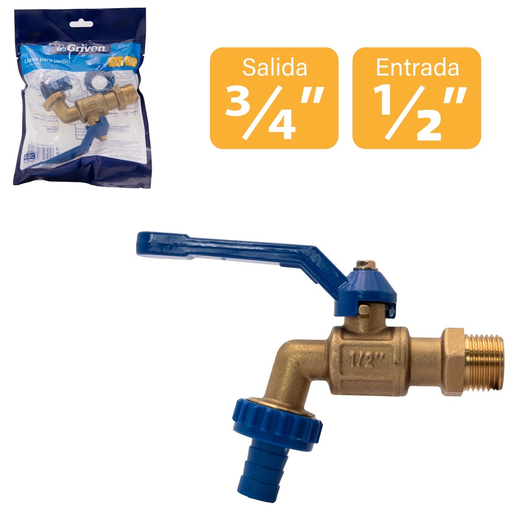 LLAVE MANGUERA PASO RAPIDO PESADA GRIVEN 3-070