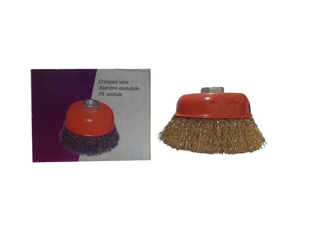 CEPILLO CIRC ALAMBRE ONDULA 6" x 5/8 MAXITOO 3-103