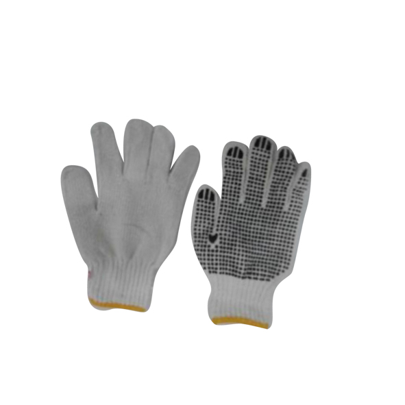 GUANTE PUNTOS PVC BLANCO x 70G PAR 3-110