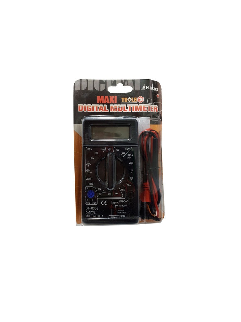 MULTIMETRO DIGITAL MAXI TOOLS 3-128