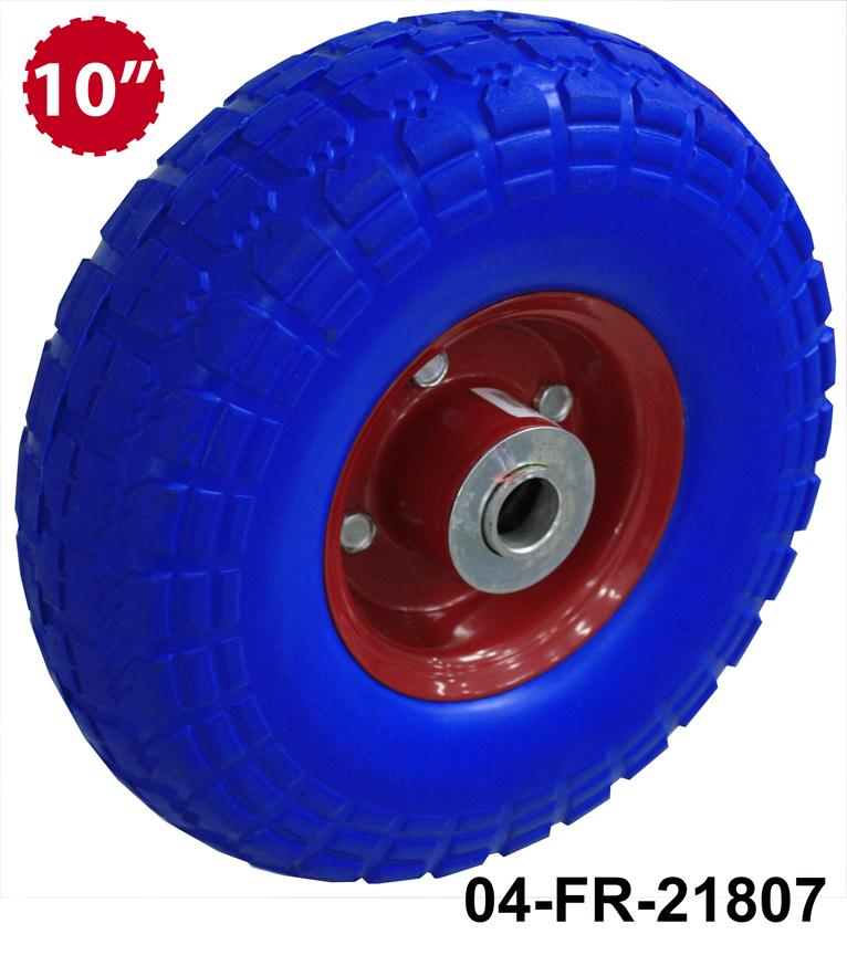 RUEDA MACIZA P/ CARRUCHA x 10" AZUL 3-135