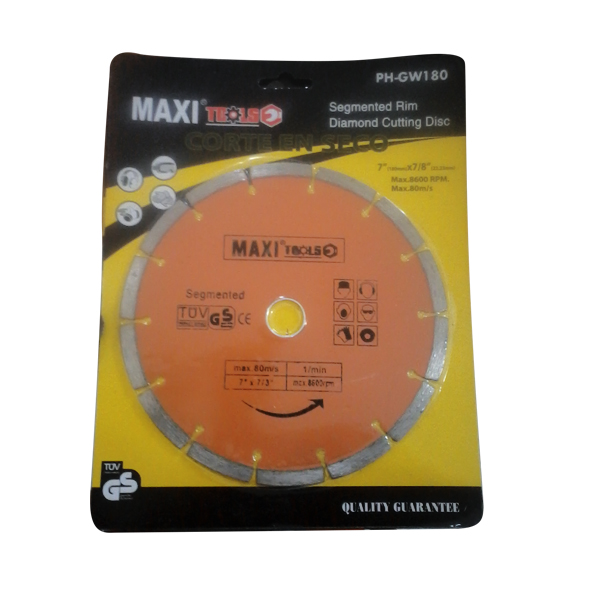 DISCO C/CONCRETO SEGMENT x 7" MAXI TOOL 3-156