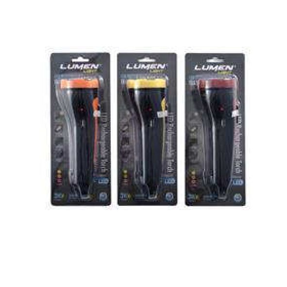 LINTERNA RECARGABLE Y SOLAR 1 LED BLISTER 3-232