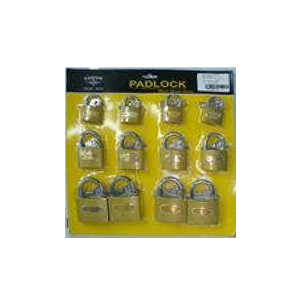CANDADOS SET 40MM-50MM-60MM 12PCS 3-245