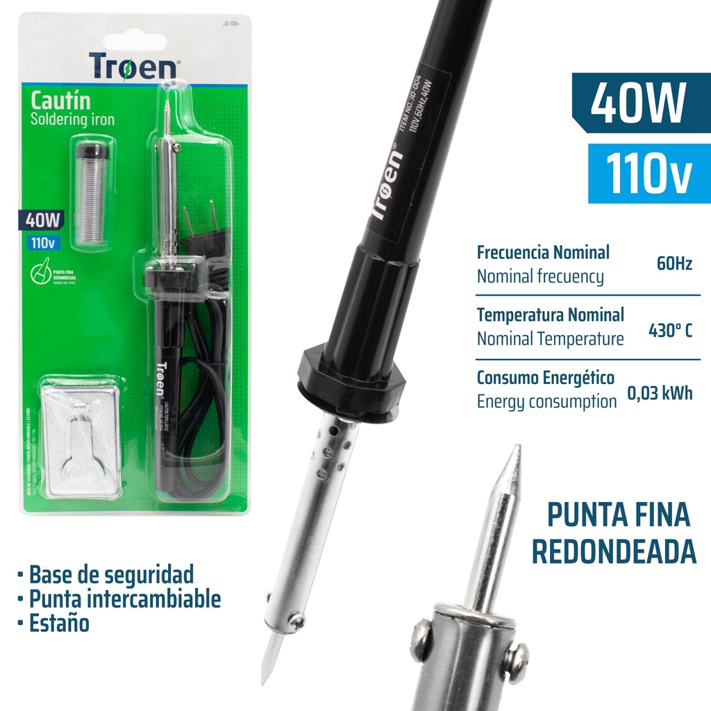 CAUTIN 40W + ESTAÑO TROEN 3-266
