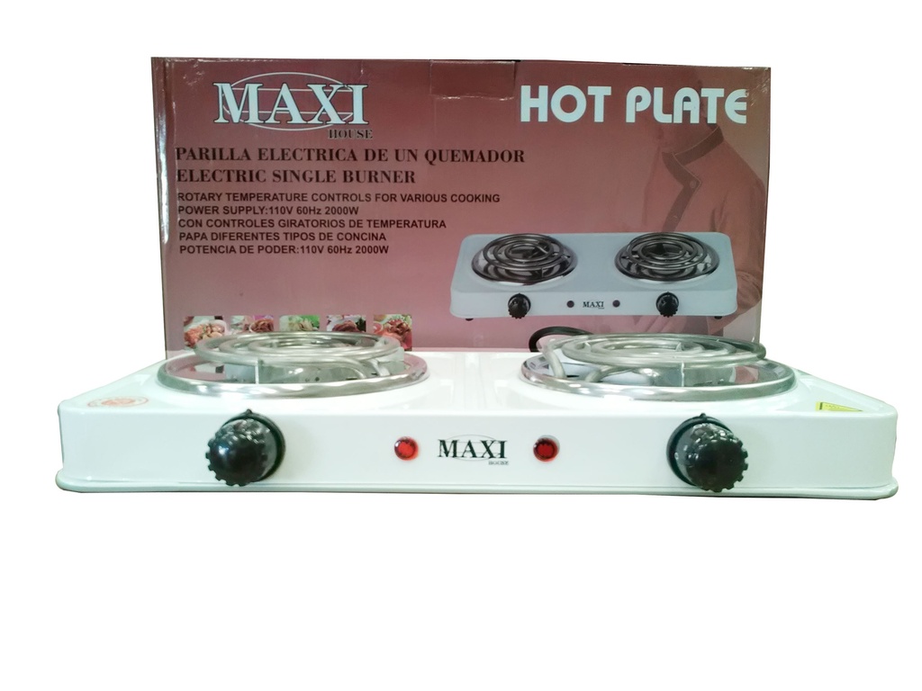 COCINA ELECTRICA 2 HORNILLAS MAXI 3-292