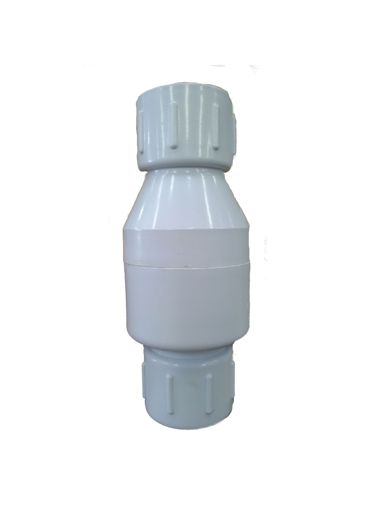 VALVULA CHECK PVC x 3/4" C/ROSCA 3-315