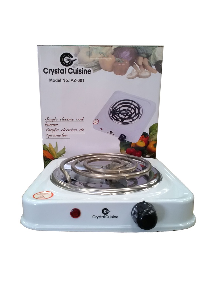COCINA ELECTRICA 1 HORNILLA CRYSTAL CUSINE 3-340