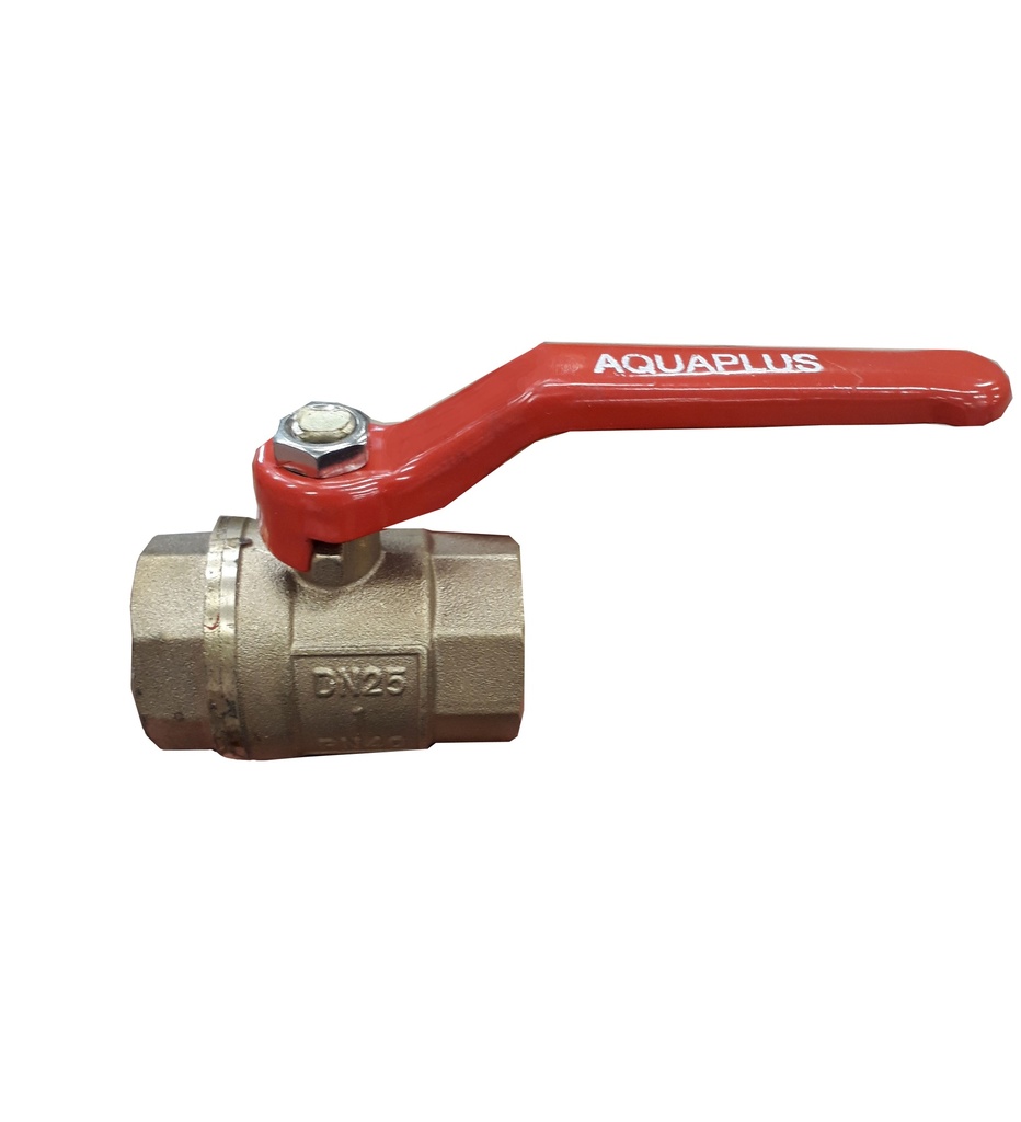 VALVULA PASO BRONCE 1" AQUAPLUS 3-352